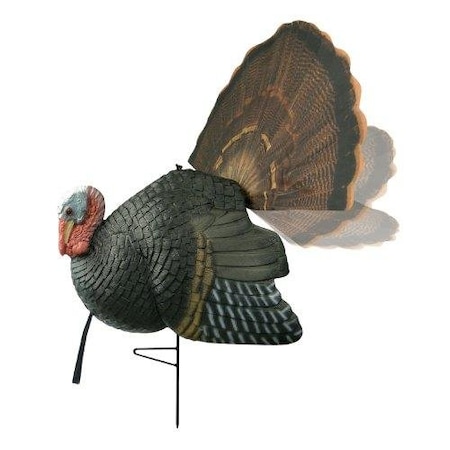 Primos Killer B Strutting Gobbler Turkey Decoy, BMobile Silk Fan Fan Holder, Carry Bag 69021